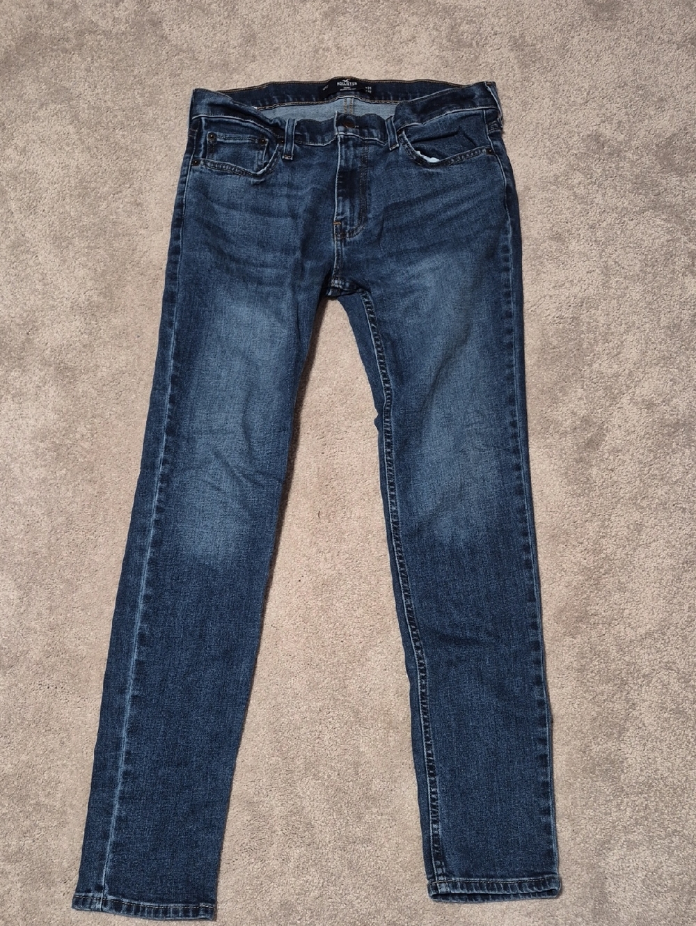 Hollister Dark Wash Mens California Skinny Jeans W31×L32
